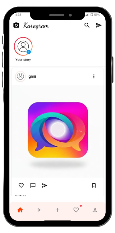 Karagram App Interface